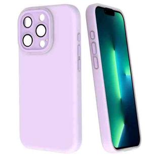 For iPhone 13 Pro Max Fine Hole Dopamine PC Phone Case(Purple)