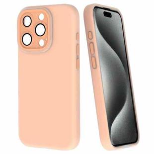 For iPhone 15 Pro Fine Hole Dopamine PC Phone Case(Orange)