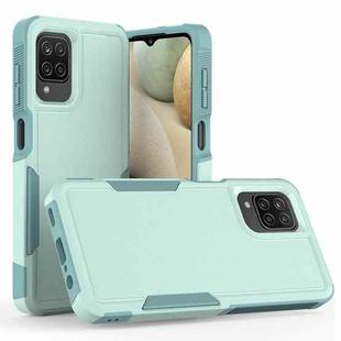 For Samsung Galaxy A12 2 in 1 PC + TPU Phone Case(Light Green)