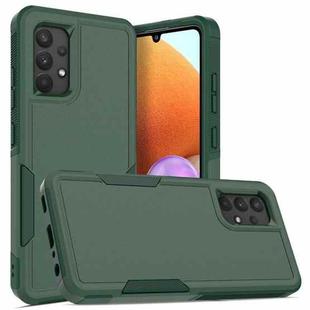 For Samsung Galaxy A32 4G 2 in 1 PC + TPU Phone Case(Dark Green)