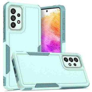 For Samsung Galaxy A73 5G 2 in 1 PC + TPU Phone Case(Light Green)