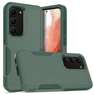 For Samsung Galaxy S23 5G 2 in 1 PC + TPU Phone Case(Dark Green)