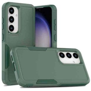 For Samsung Galaxy S24 5G 2 in 1 PC + TPU Phone Case(Dark Green)