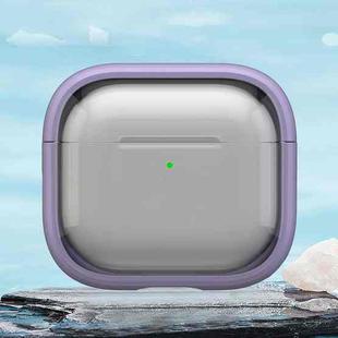 For AirPods 4 TPU Hybrid PC Case with Holder(Purple)