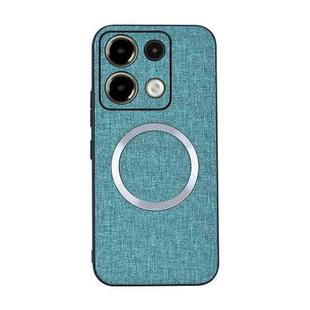 For Xiaomi Redmi Note 13 Pro 5G CD Magsafe Magnetic Cloth Texture Phone Case(Light Green)