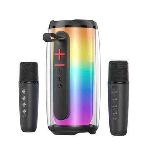 ZGA PZ003 Portable Colorful Karaoke Wireless Bluetooth Speaker(Black)
