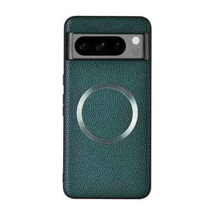 For Google Pixel 8 Pro CD Magsafe Magnetic Litchi Texture Phone Case(Green)