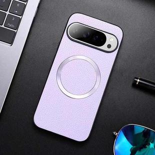For Google Pixel 10 / 10 Pro CD Magsafe Magnetic Litchi Texture Phone Case(Purple)