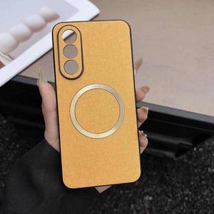For OnePlus Ace 5 Ultra / Nord 5 CD Magsafe Magnetic Cloth Texture Phone Case(Orange)