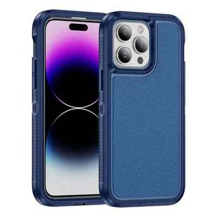 For iPhone 14 Pro Max Guard Life Waterproof Frosted Phone Case(Royal Blue)