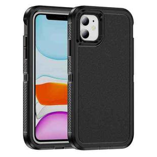 For iPhone 11 Guard Life Waterproof Frosted Phone Case(Black)