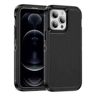 For iPhone 12 Pro Guard Life Waterproof Frosted Phone Case(Black)