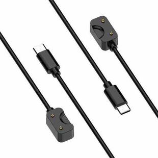 For Samsung Galaxy Fit 3 Official Style Smart Watch Charging Cable, Length: 55cm, Port:USB-C / Type-C(Black)