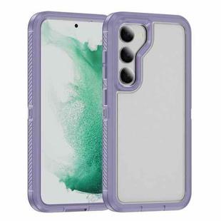 For Samsung Galaxy S23+ 5G Guard Life Waterproof Frosted Phone Case(Light Purple)