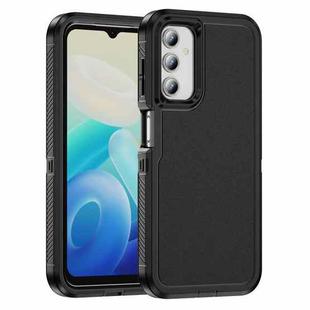 For Samsung Galaxy A34 5G Guard Frosted Double Layer Phone Case(Black)