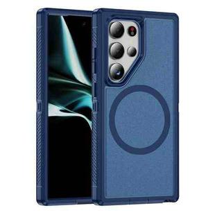 For Samsung Galaxy S24 Ultra 5G Guard Magsafe Magnetic Frosted Phone Case(Royal Blue)