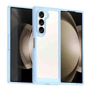 For Samsung Galaxy Z Fold6 5G Colorful Series Acrylic Hybrid TPU Phone Case(Blue)