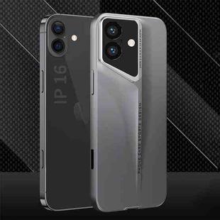 For iPhone 16 Plus GKK Blade Ultra-thin Full Coverage Phone Case(Grey)