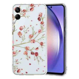 For Samsung Galaxy A05 Colorful Painting Pattern TPU Phone Case(Red Flowers)