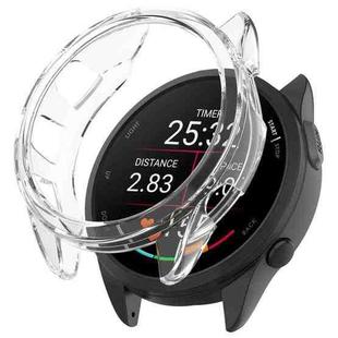 For Garmin Forerunner 165 / 165 Music Half Pack Hollow TPU Watch Protective Case(Transparent)