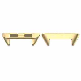 For Honor Band 9 1 Pair Stainless Steel Metal Watch Band Connector(Gold)