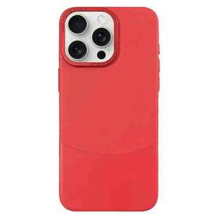 For iPhone 15 Pro Napa Texture PC + Leather Phone Case(Red)