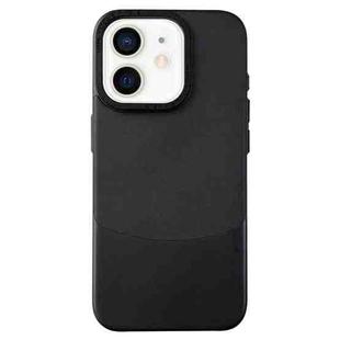 For iPhone 11 Napa Texture PC + Leather Phone Case(Black)