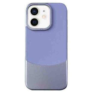 For iPhone 11 Napa Texture PC + Leather Phone Case(Light Purple)