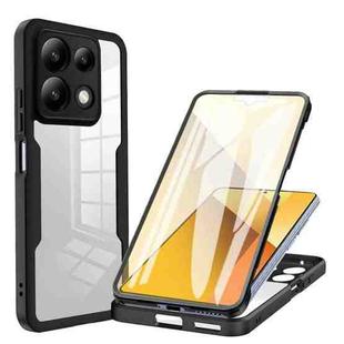 For Xiaomi Redmi Note 13 5G Acrylic + TPU 360 Degrees Full Coverage Phone Case(Black)