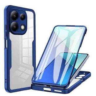 For Xiaomi Redmi Note 13 4G Acrylic + TPU 360 Degrees Full Coverage Phone Case(Blue)