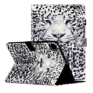 For iPad Pro 11 inch (2020) 3D Pattern Horizontal Flip Leather Tablet Case with Card Slots & Holder & Sleep / Wake-up Function(Leopard)
