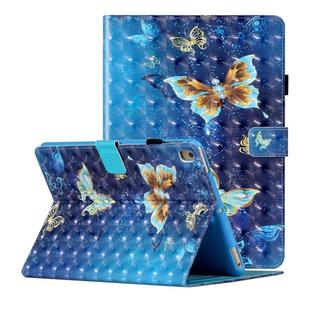 For iPad 9.7 (2018) & iPad 9.7 inch (2017) & iPad Air 2 & iPad Air 3D Pattern Horizontal Flip Leather Case with Card Slots & Holder & Sleep / Wake-up Function(Rankine Butterfly)