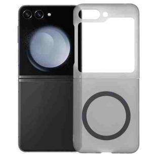 For Samsung Galaxy Z Flip5 MagSafe All-Inclusive Shockproof PC Phone Case(Frosted Black)