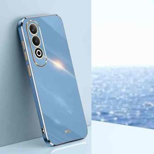 For OPPO K12 XINLI Straight 6D Plating Gold Edge TPU Phone Case(Celestial Blue)