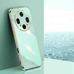 For OPPO Find X8 Ultra XINLI Straight Edge 6D Electroplate TPU Phone Case(Mint Green)