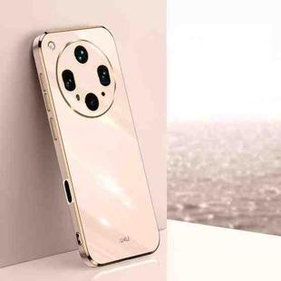 For OPPO Find X8 Ultra XINLI Straight Edge 6D Electroplate TPU Phone Case(Pink)