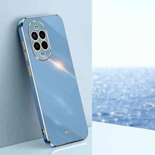 For Huawei Nova 13 Pro XINLI Straight 6D Plating Gold Edge TPU Phone Case(Celestial Blue)