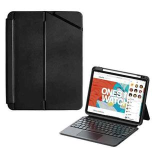 For iPad 10th Gen 10.9 2022 ZGA K01 Wireless Bluetooth Magnetic Keyboard Tablet Leather Case(Black)