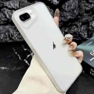 For iPhone 7 Plus / 8 Plus Blade Electroplating Frosted TPU Phone Case(Transparent)