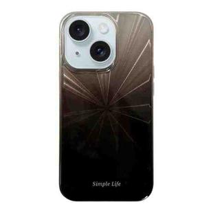 For iPhone 13 Fireworks Pattern Double-layer Acrylic+TPU Shockproof Phone Case(Black)