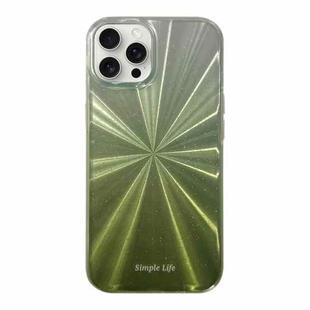 For iPhone 13 Pro Fireworks Pattern Double-layer Acrylic+TPU Shockproof Phone Case(Green)