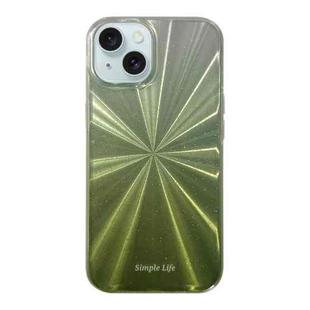 For iPhone 14 Fireworks Pattern Double-layer Acrylic+TPU Shockproof Phone Case(Green)