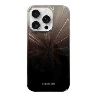 For iPhone 14 Pro Max Fireworks Pattern Double-layer Acrylic+TPU Shockproof Phone Case(Black)