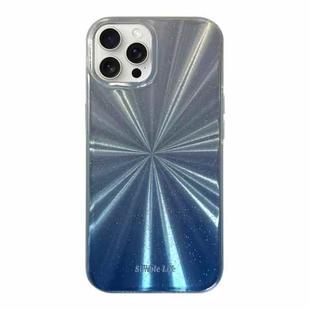 For iPhone 15 Pro Max Fireworks Pattern Double-layer Acrylic+TPU Shockproof Phone Case(Blue)
