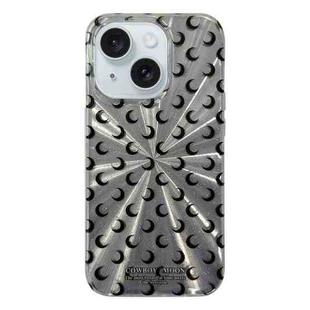 For iPhone 14 Fireworks Moon Pattern Double-layer Acrylic+TPU Shockproof Phone Case(Moon)