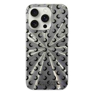 For iPhone 14 Pro Max Fireworks Moon Pattern Double-layer Acrylic+TPU Shockproof Phone Case(Moon)