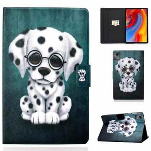For Lenovo Tab M11 / Xiaoxin Pad 11 2024 Electric Pressed Colored Drawing Smart Leather Tablet Case(Dalmatian)
