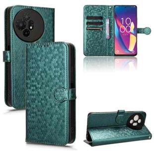 For TCL 50 XL 5G Honeycomb Dot Texture Leather Phone Case(Green)