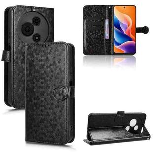 For TCL 605 Honeycomb Dot Texture Leather Phone Case(Black)