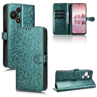 For TCL 60 SE NxtPaper 5G Honeycomb Dot Texture Leather Phone Case(Green)